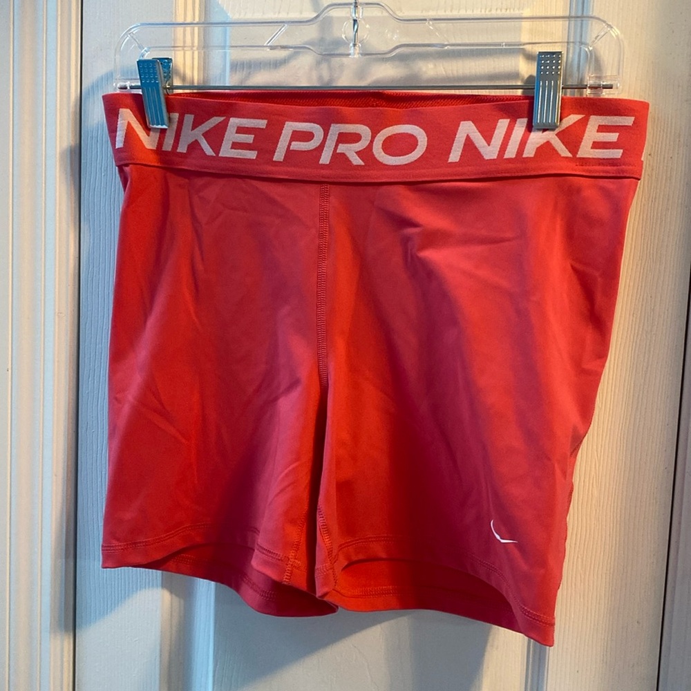 Hot Pink Nike Pro Shorts, Size L